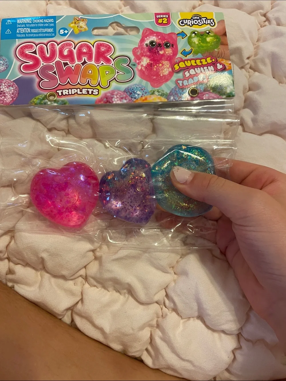 Target Sugar Swaps Triplets Squeeze Toys - Pink, Purple, Blue